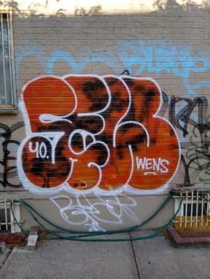 Product picture Orange Wall Graffiti Lettering