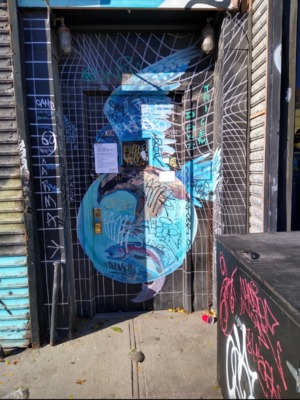 Product picture Graffiti plastered door